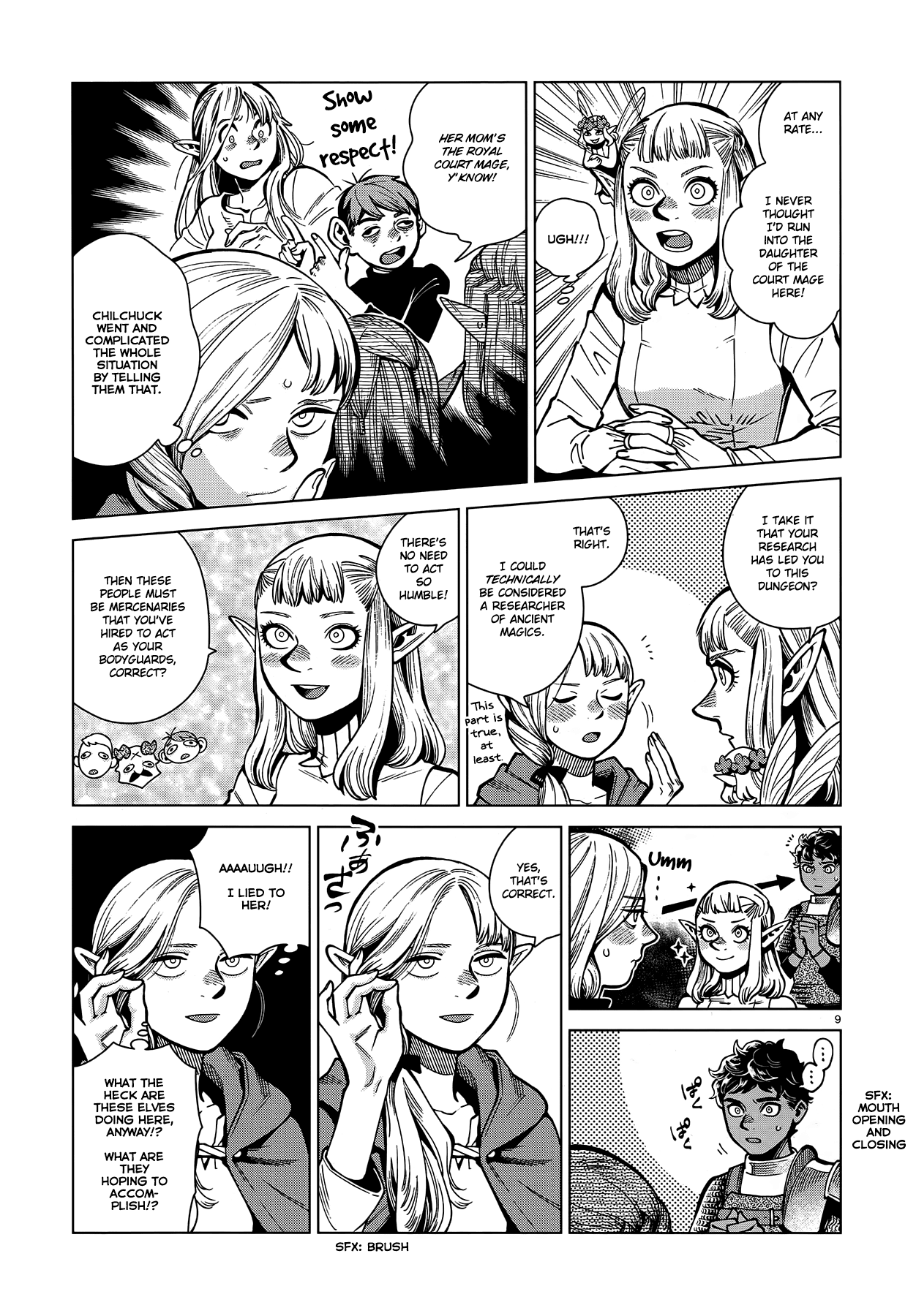 Dungeon Meshi Chapter 74 page 9 - Chapter 74: Lyrikmumare