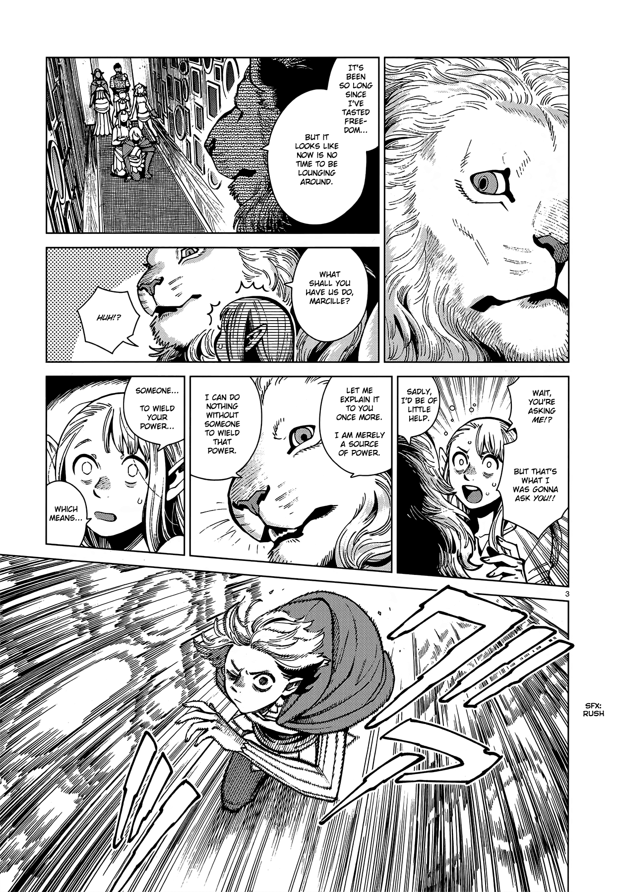 Dungeon Meshi Chapter 75 page 3 - Chapter 75: Lord of the Dungeon