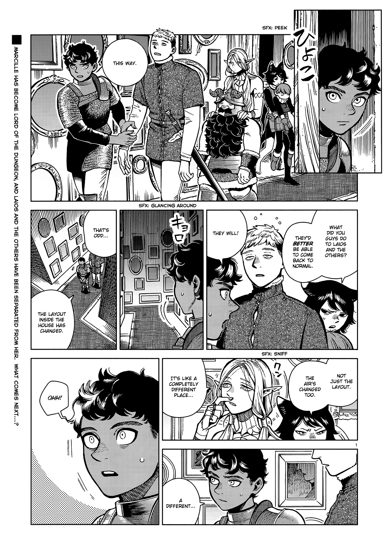 Dungeon Meshi Chapter 76 page 1 - Chapter 76: Lord of the Dungeon II