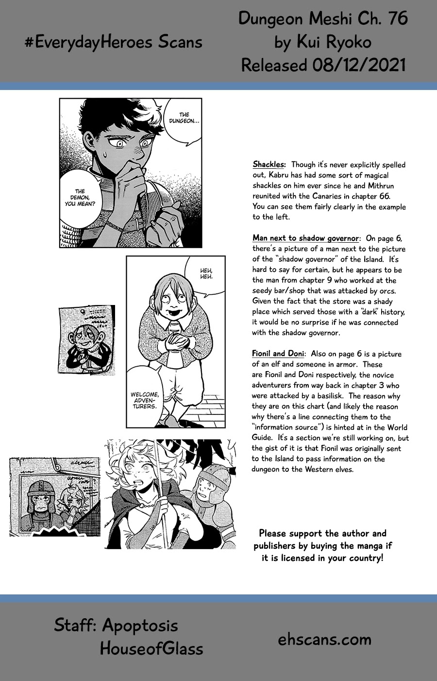 Dungeon Meshi Chapter 76 page 34 - Chapter 76: Lord of the Dungeon II
