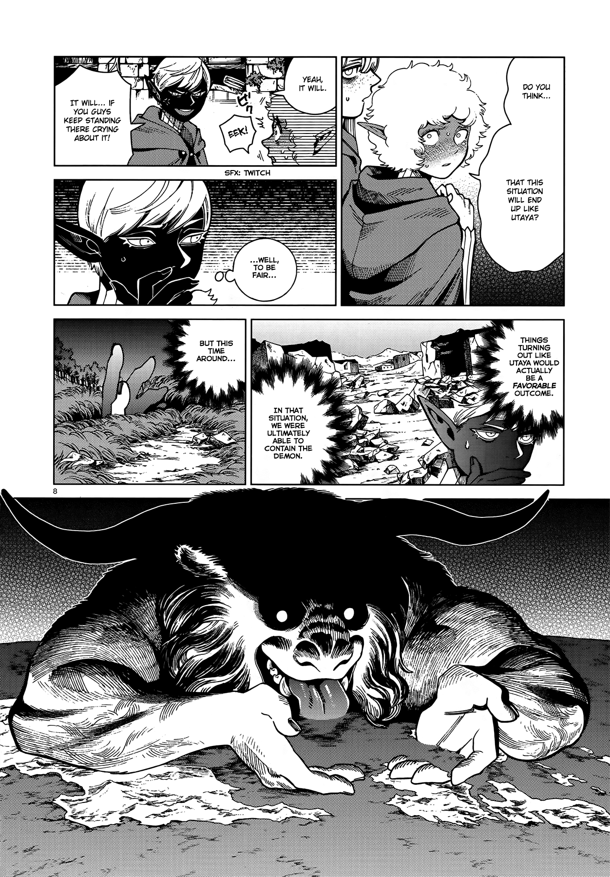 Dungeon Meshi Chapter 78 page 8 - Chapter 78: Dungeon II