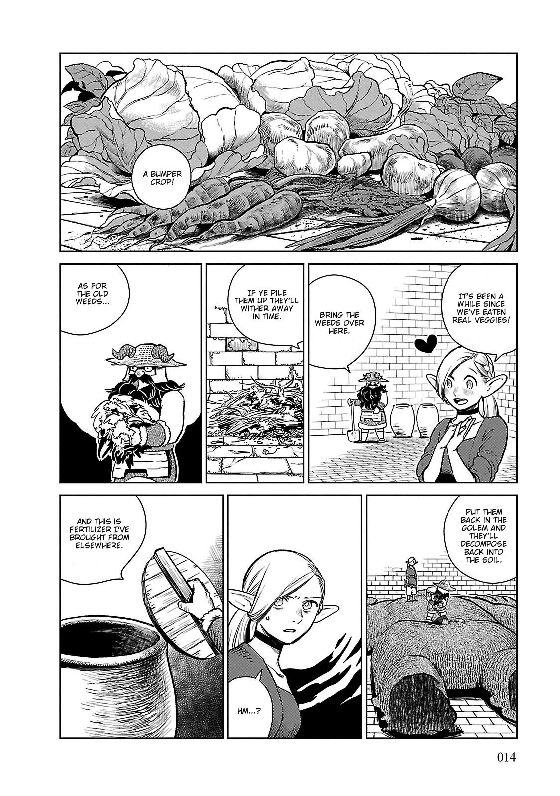 Dungeon Meshi Chapter 8 page 14 - Chapter 8: Simmered Cabbage
