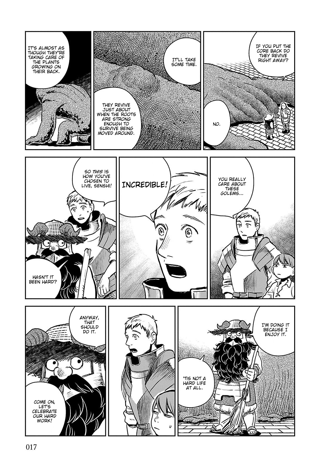 Dungeon Meshi Chapter 8 page 17 - Chapter 8: Simmered Cabbage