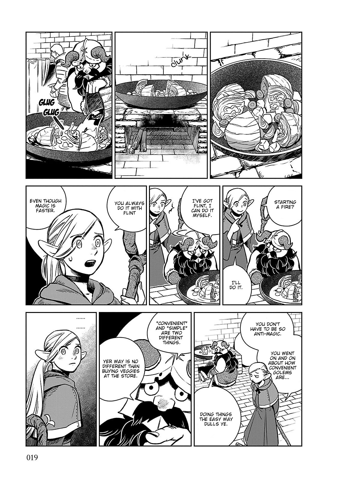 Dungeon Meshi Chapter 8 page 19 - Chapter 8: Simmered Cabbage