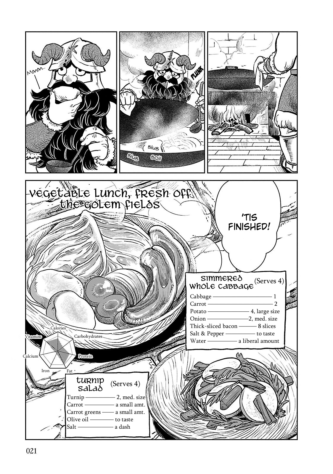 Dungeon Meshi Chapter 8 page 21 - Chapter 8: Simmered Cabbage