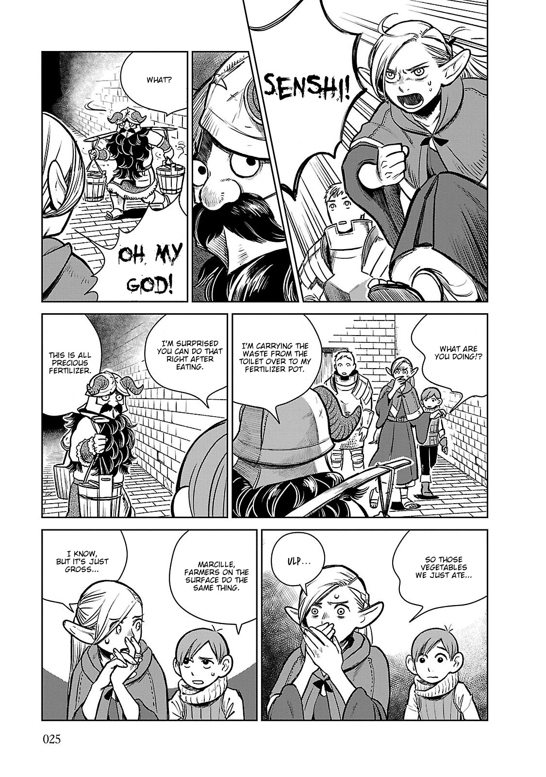 Dungeon Meshi Chapter 8 page 25 - Chapter 8: Simmered Cabbage