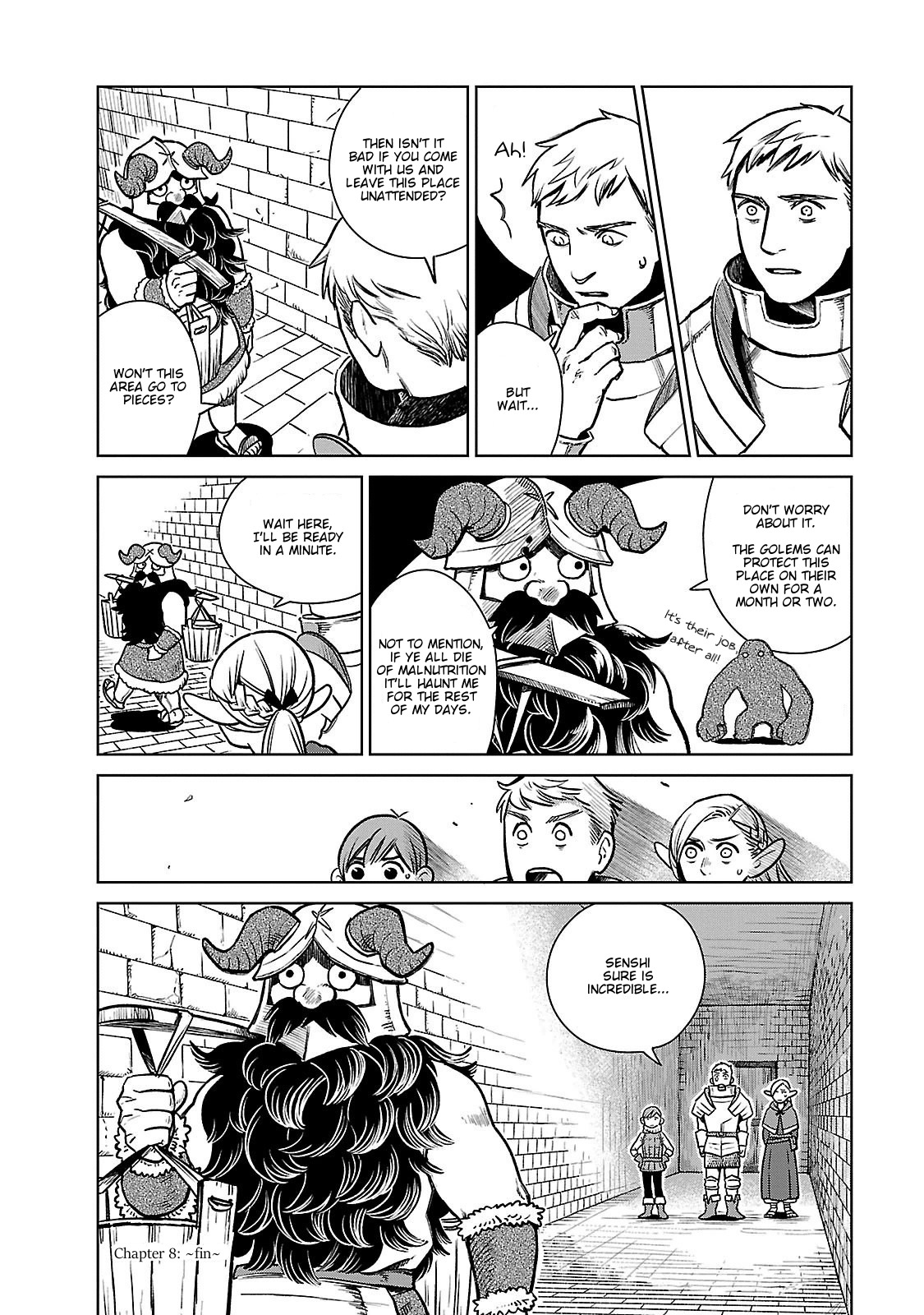 Dungeon Meshi Chapter 8 page 28 - Chapter 8: Simmered Cabbage
