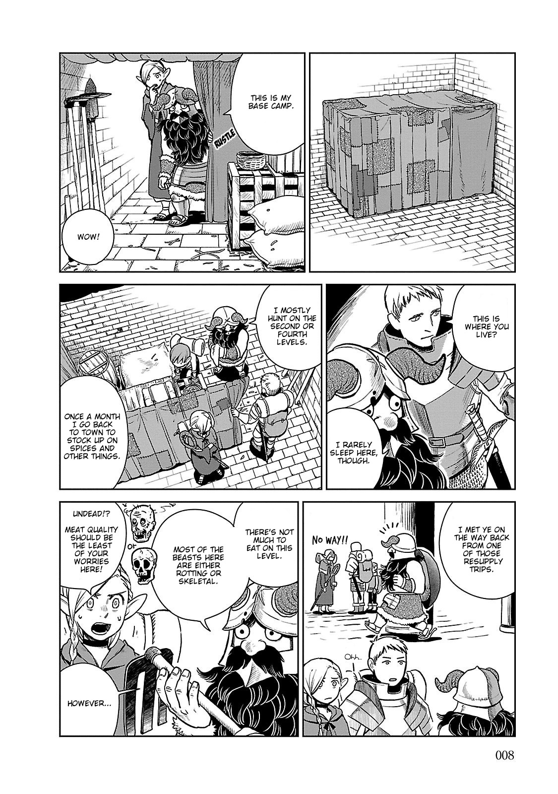 Dungeon Meshi Chapter 8 page 8 - Chapter 8: Simmered Cabbage