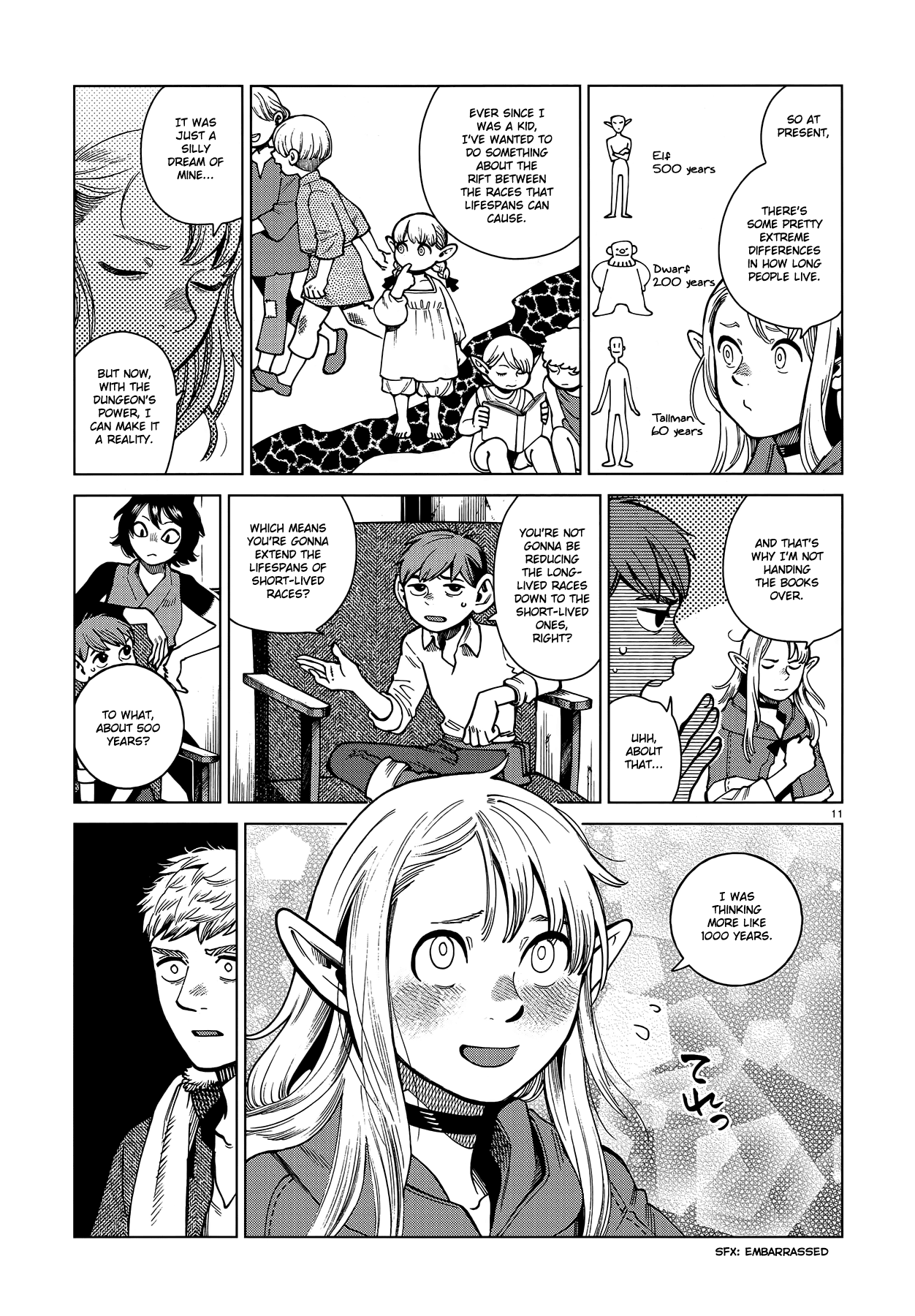 Dungeon Meshi Chapter 80 page 11 - Chapter 80: Food Chain