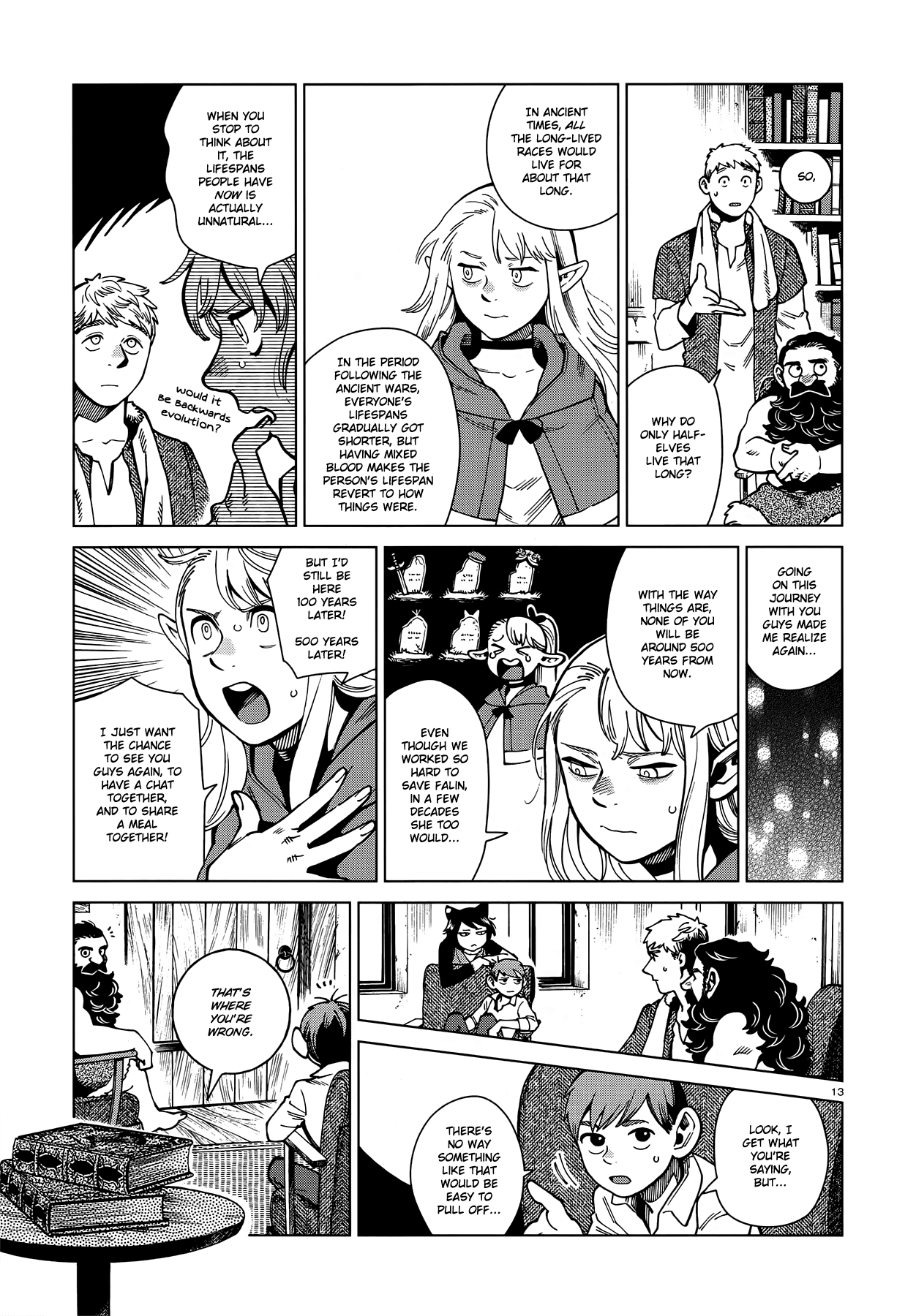 Dungeon Meshi Chapter 80 page 13 - Chapter 80: Food Chain