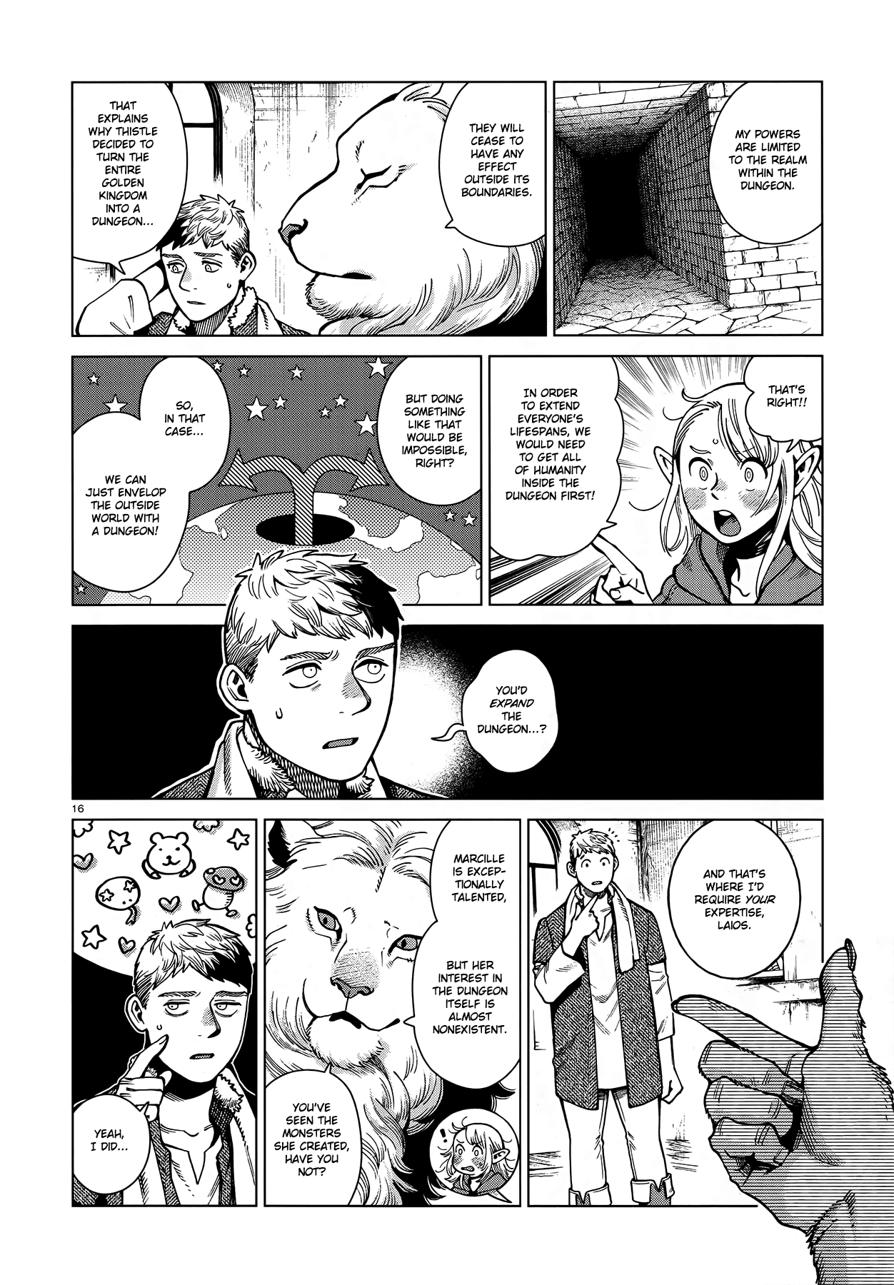 Dungeon Meshi Chapter 80 page 16 - Chapter 80: Food Chain