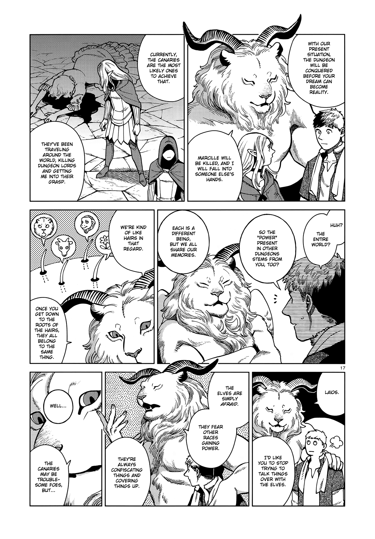Dungeon Meshi Chapter 80 page 17 - Chapter 80: Food Chain
