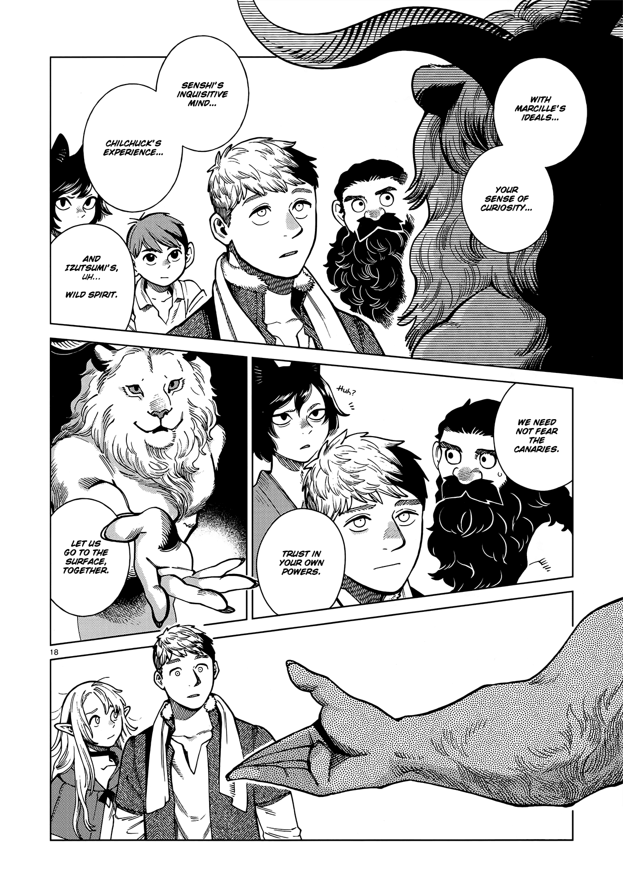 Dungeon Meshi Chapter 80 page 18 - Chapter 80: Food Chain