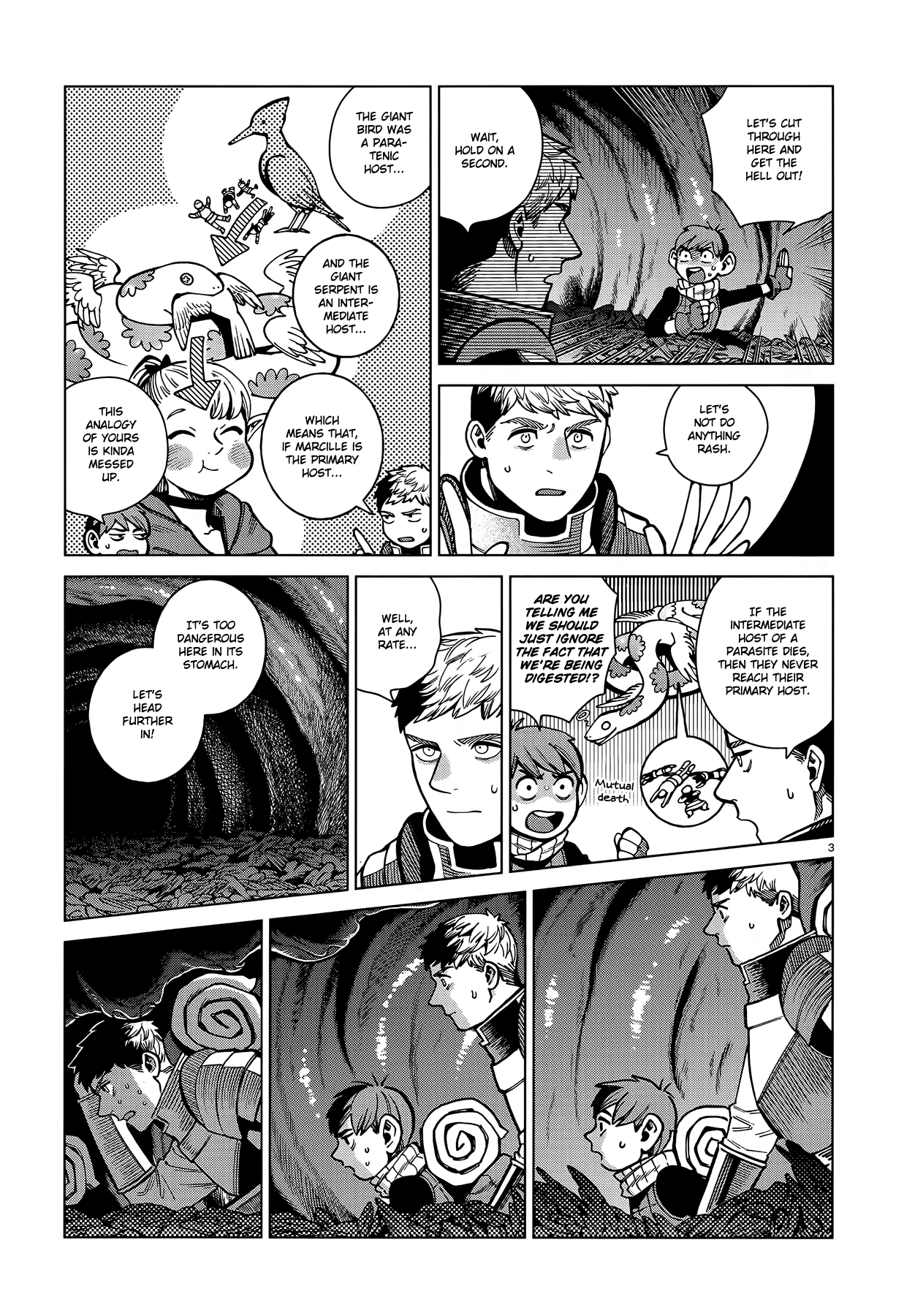 Dungeon Meshi Chapter 80 page 3 - Chapter 80: Food Chain