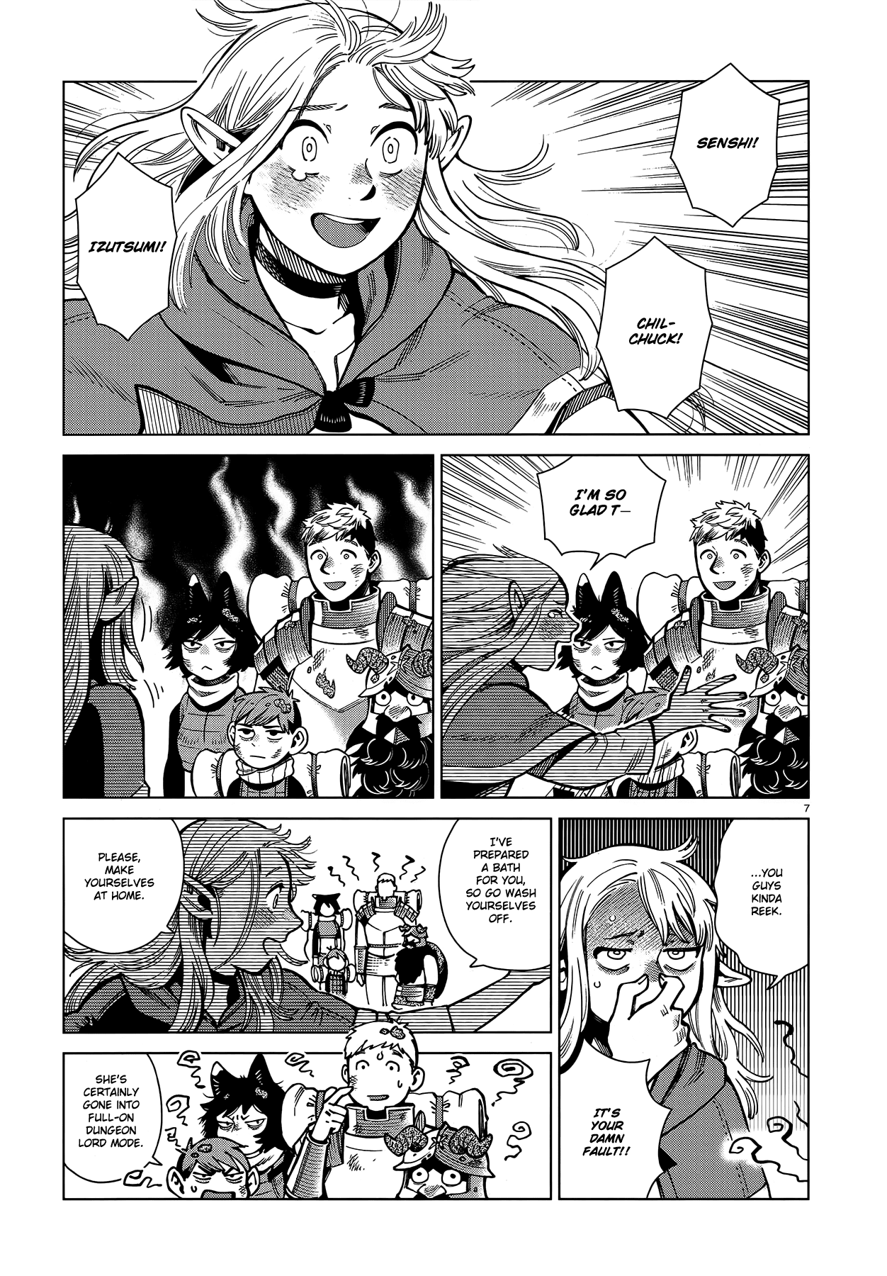 Dungeon Meshi Chapter 80 page 7 - Chapter 80: Food Chain