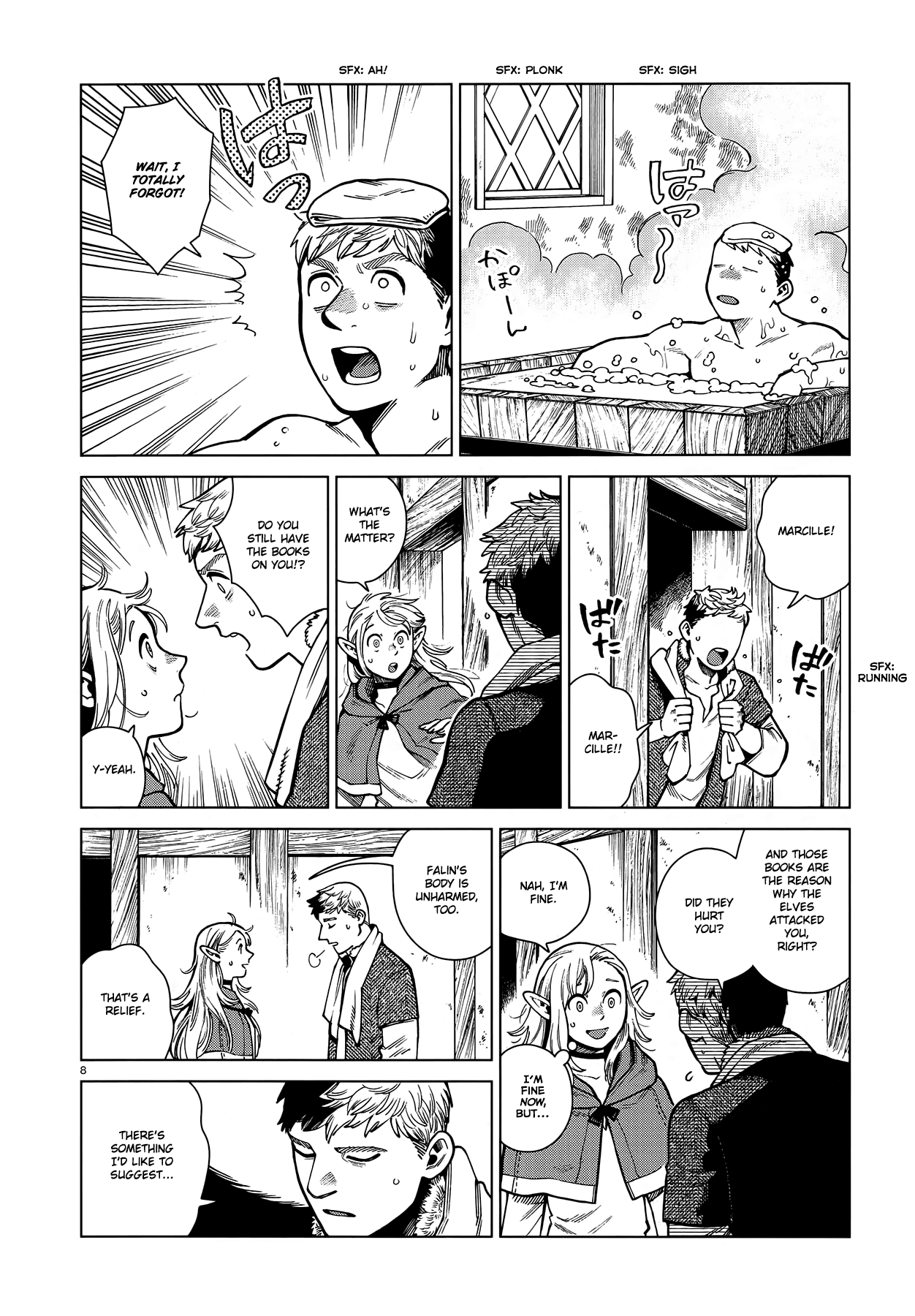 Dungeon Meshi Chapter 80 page 8 - Chapter 80: Food Chain