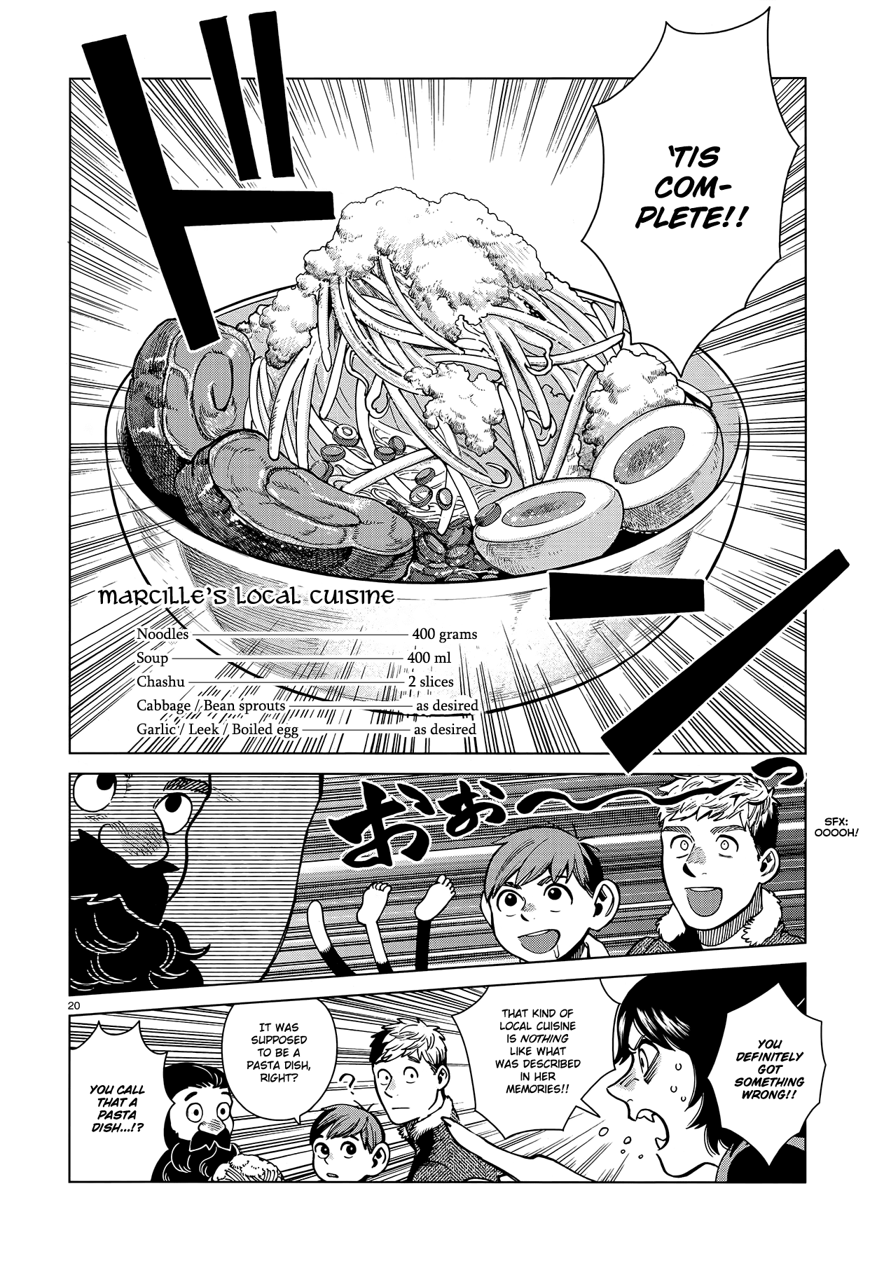 Dungeon Meshi Chapter 81 page 20 - Chapter 81: Local Cuisine