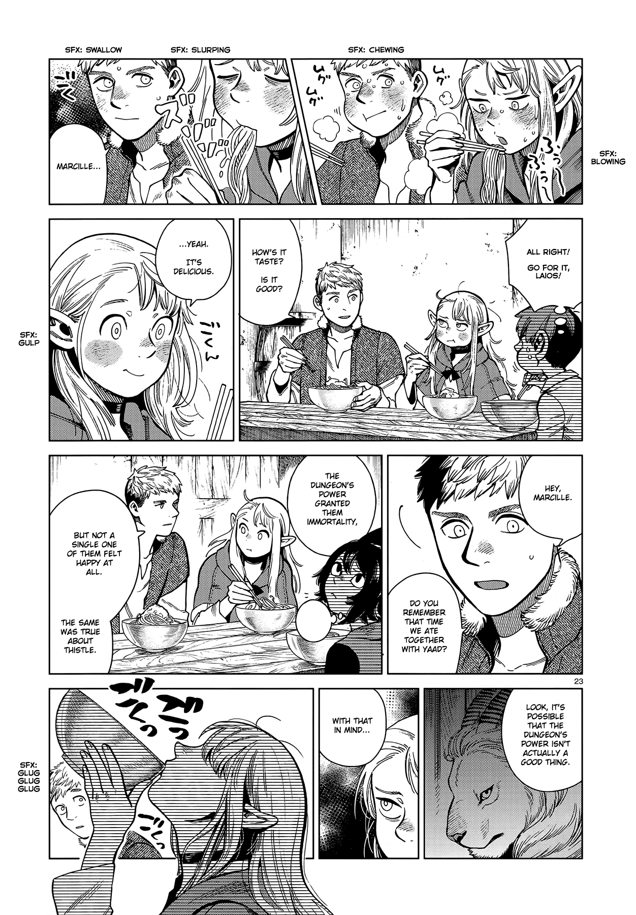 Dungeon Meshi Chapter 81 page 23 - Chapter 81: Local Cuisine