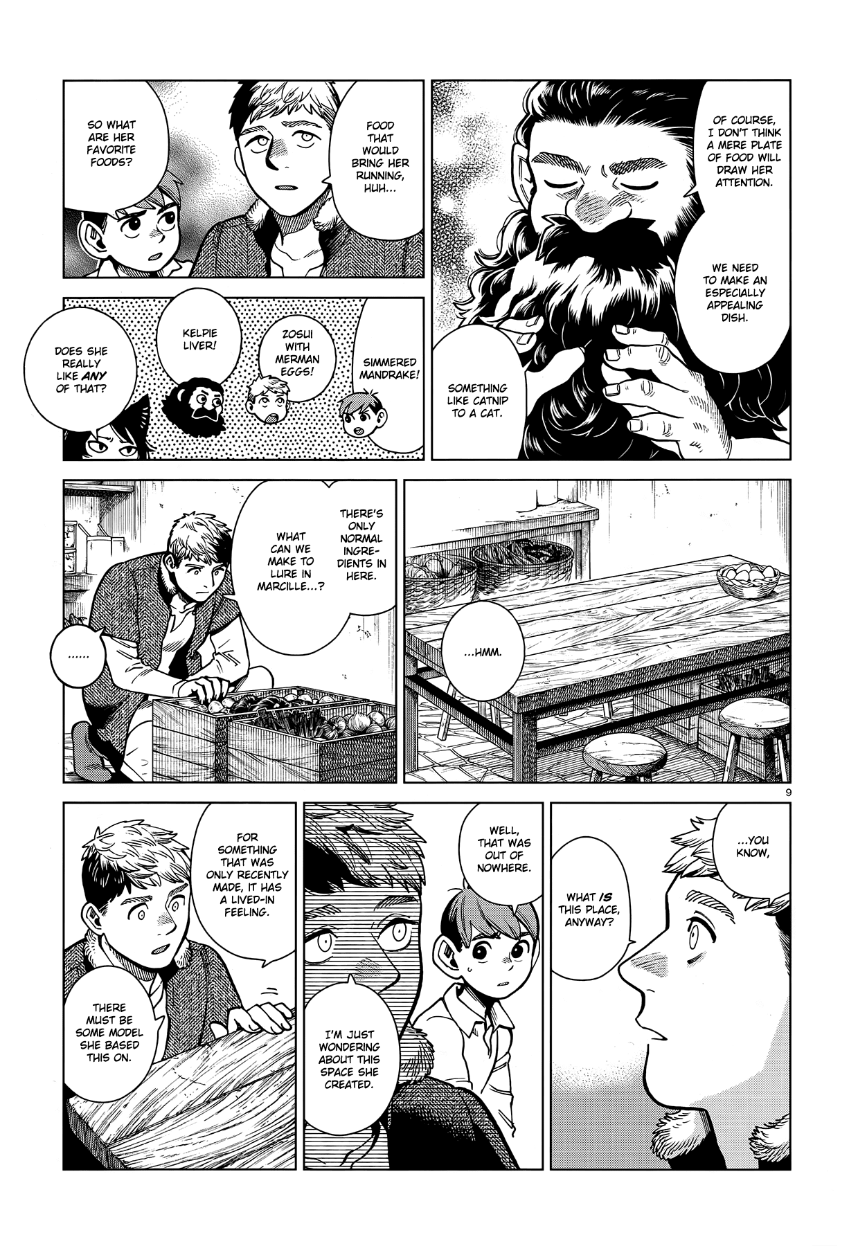 Dungeon Meshi Chapter 81 page 9 - Chapter 81: Local Cuisine