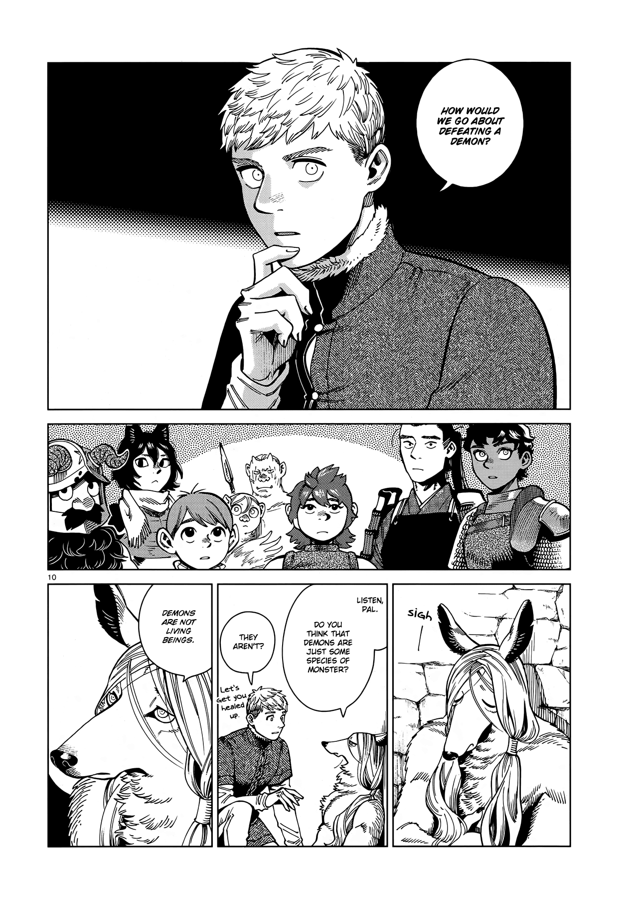 Dungeon Meshi Chapter 84 page 10 - Chapter 84: Marcille III