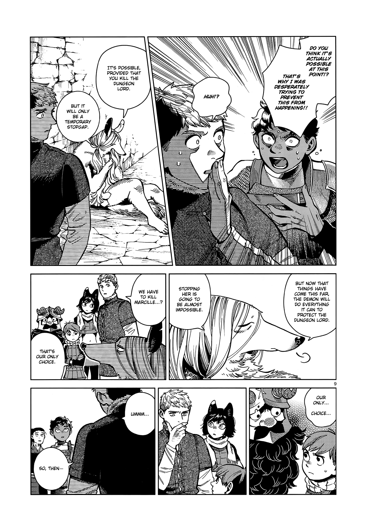 Dungeon Meshi Chapter 84 page 9 - Chapter 84: Marcille III