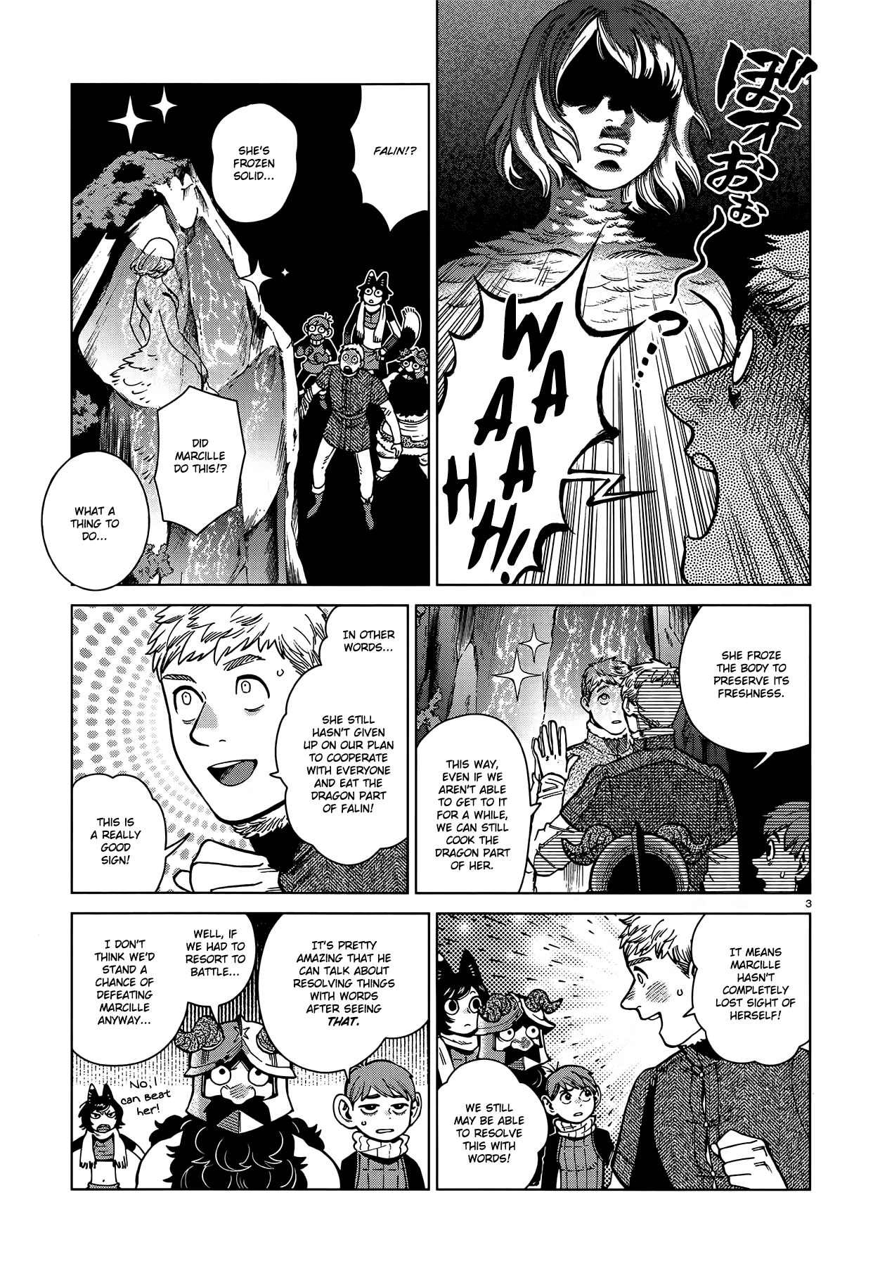 Dungeon Meshi Chapter 85 page 3 - Chapter 85: Marcille IV