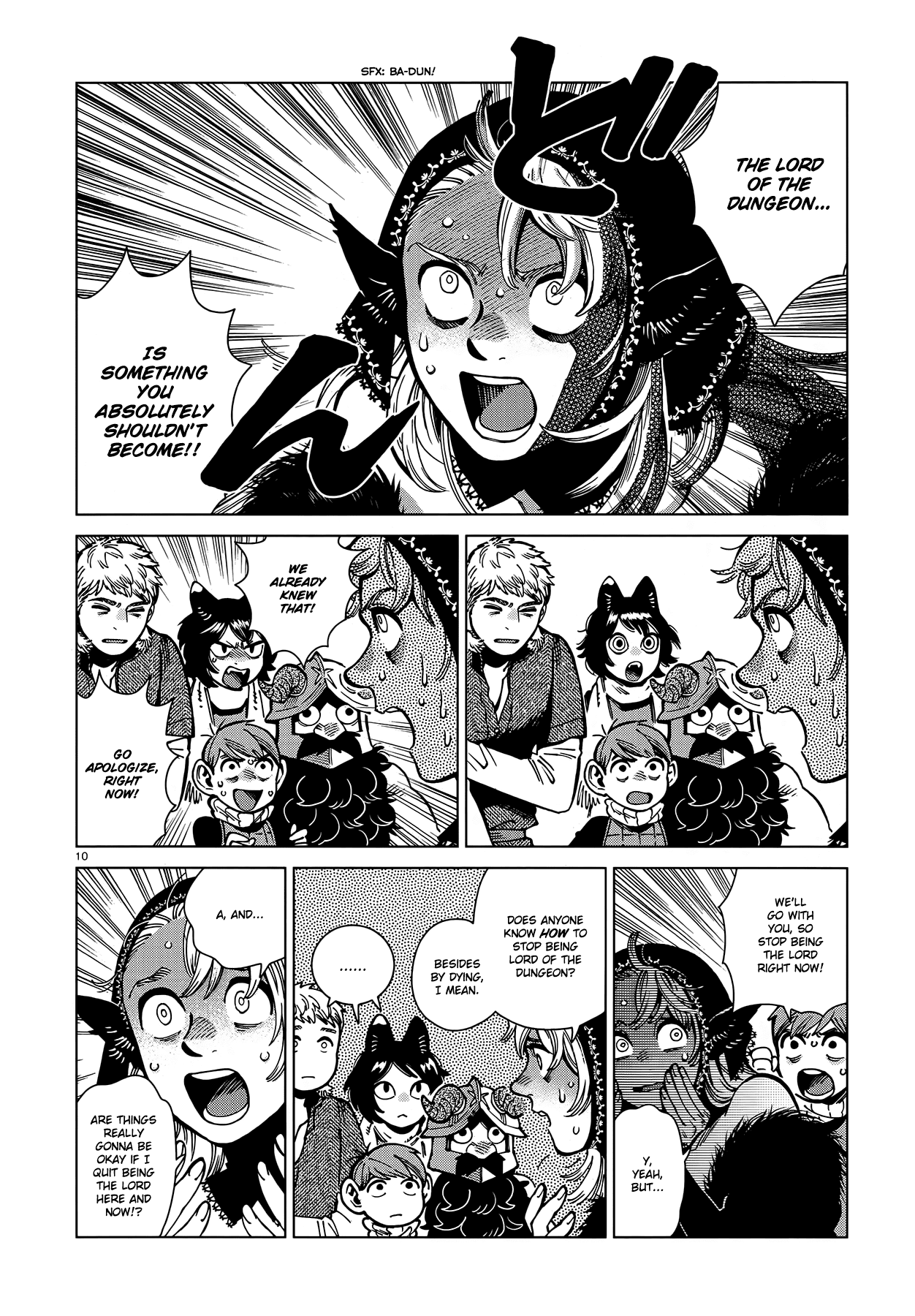 Dungeon Meshi Chapter 86 page 10 - Chapter 86: Winged Lion