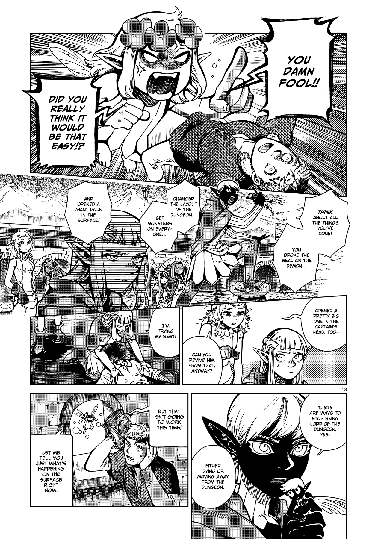 Dungeon Meshi Chapter 86 page 13 - Chapter 86: Winged Lion