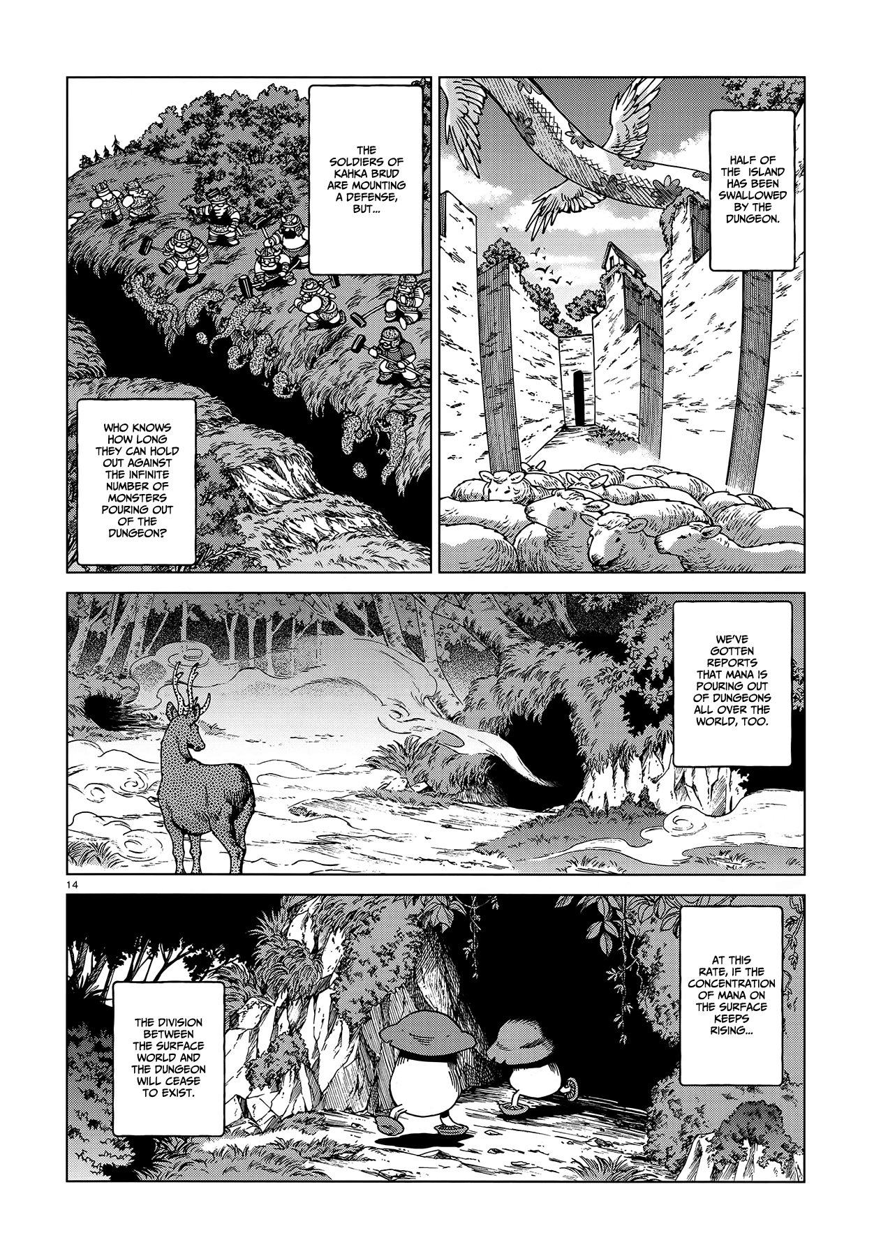 Dungeon Meshi Chapter 86 page 14 - Chapter 86: Winged Lion
