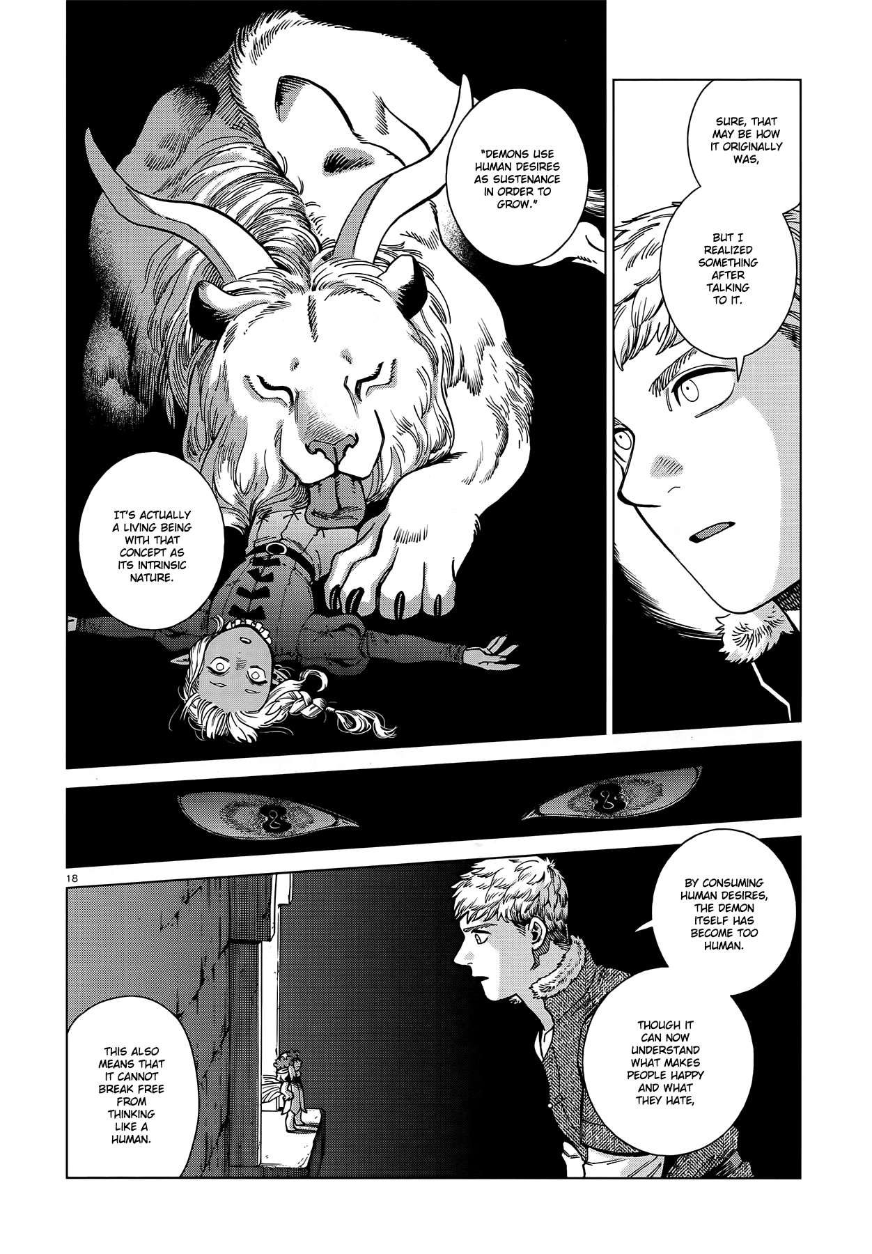 Dungeon Meshi Chapter 86 page 18 - Chapter 86: Winged Lion