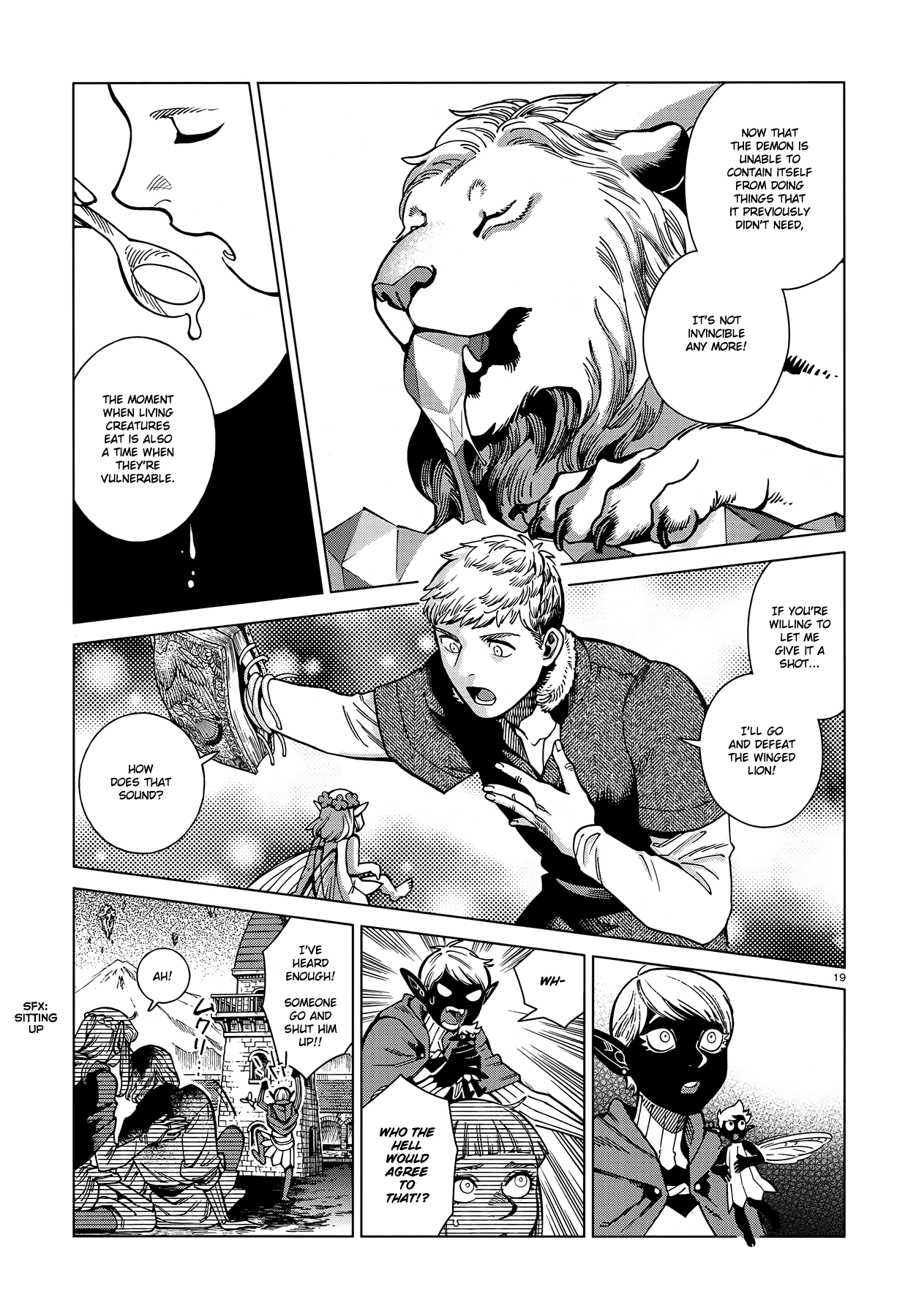 Dungeon Meshi Chapter 86 page 19 - Chapter 86: Winged Lion