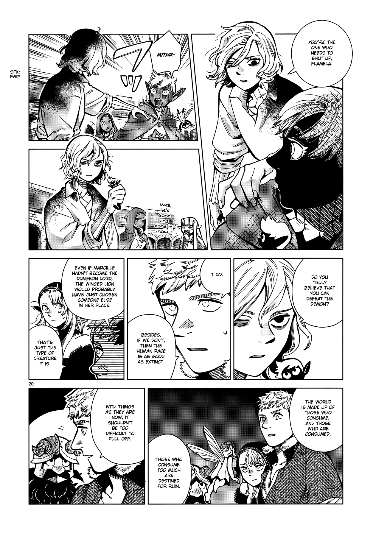 Dungeon Meshi Chapter 86 page 20 - Chapter 86: Winged Lion