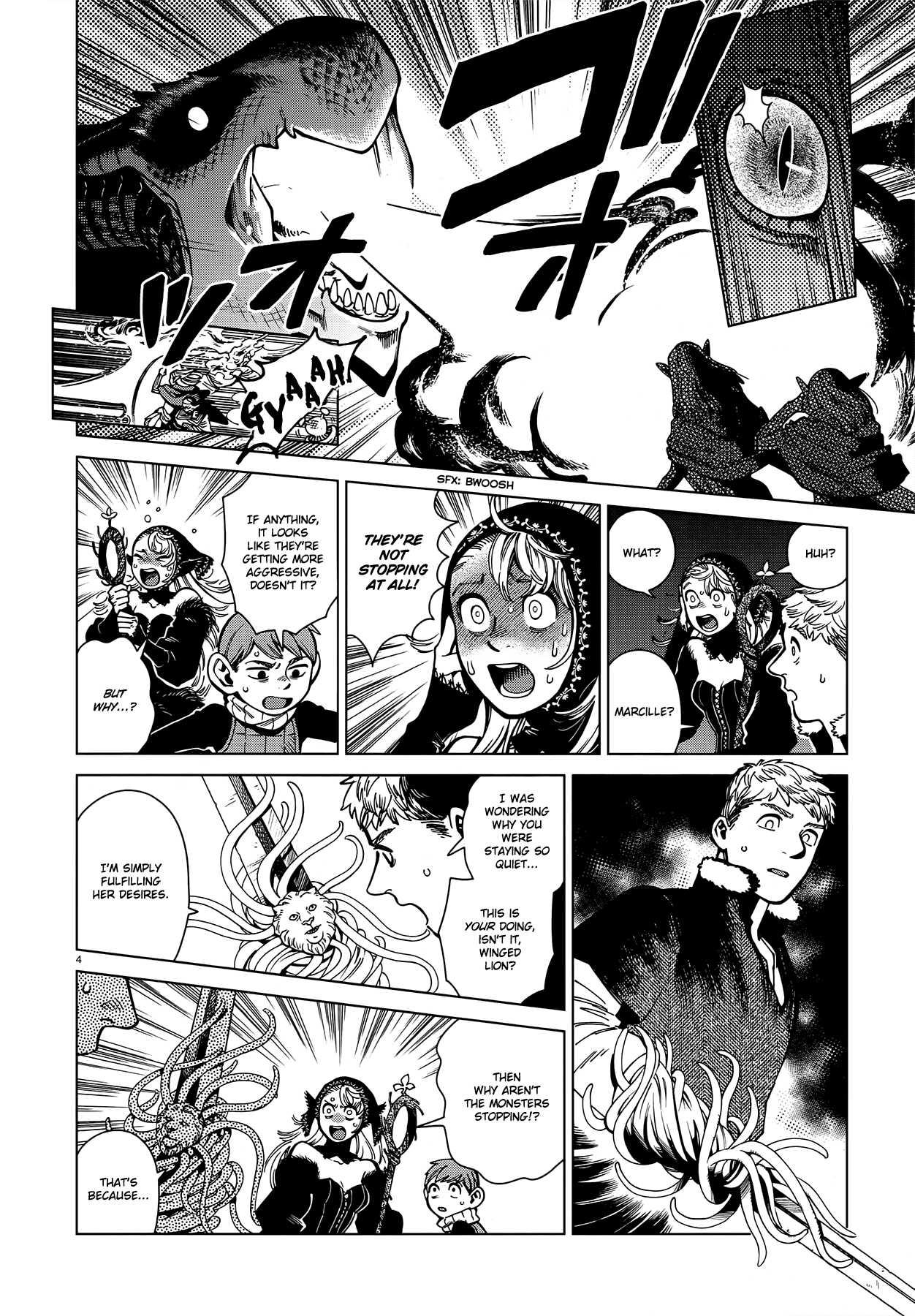 Dungeon Meshi Chapter 86 page 4 - Chapter 86: Winged Lion