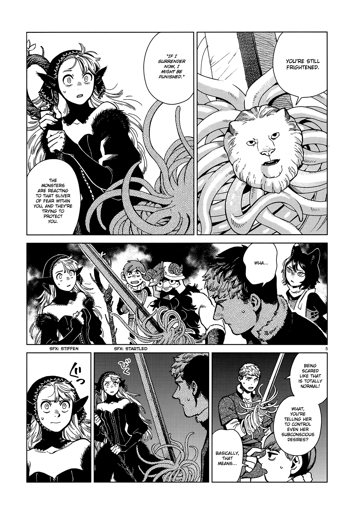 Dungeon Meshi Chapter 86 page 5 - Chapter 86: Winged Lion
