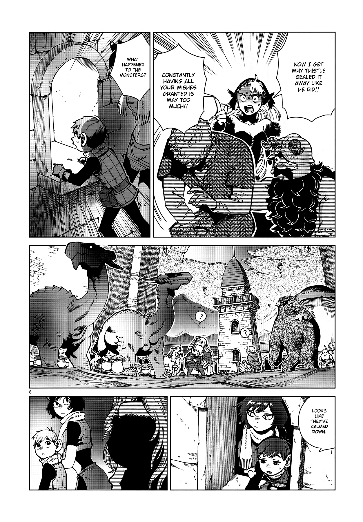 Dungeon Meshi Chapter 86 page 8 - Chapter 86: Winged Lion