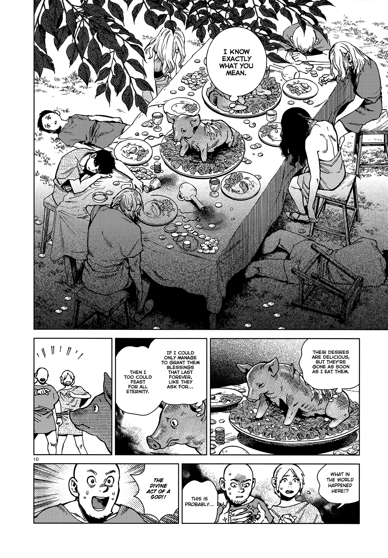 Dungeon Meshi Chapter 87 page 10 - Chapter 87: Winged Lion II