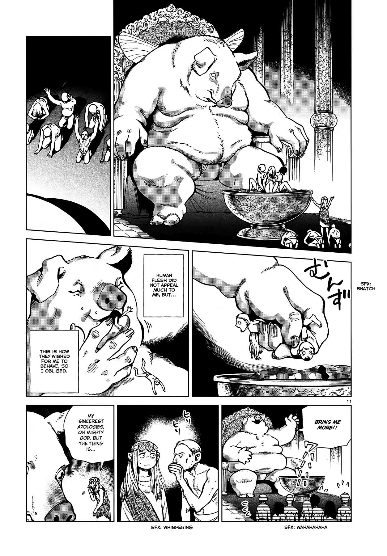 Dungeon Meshi Chapter 87 page 11 - Chapter 87: Winged Lion II
