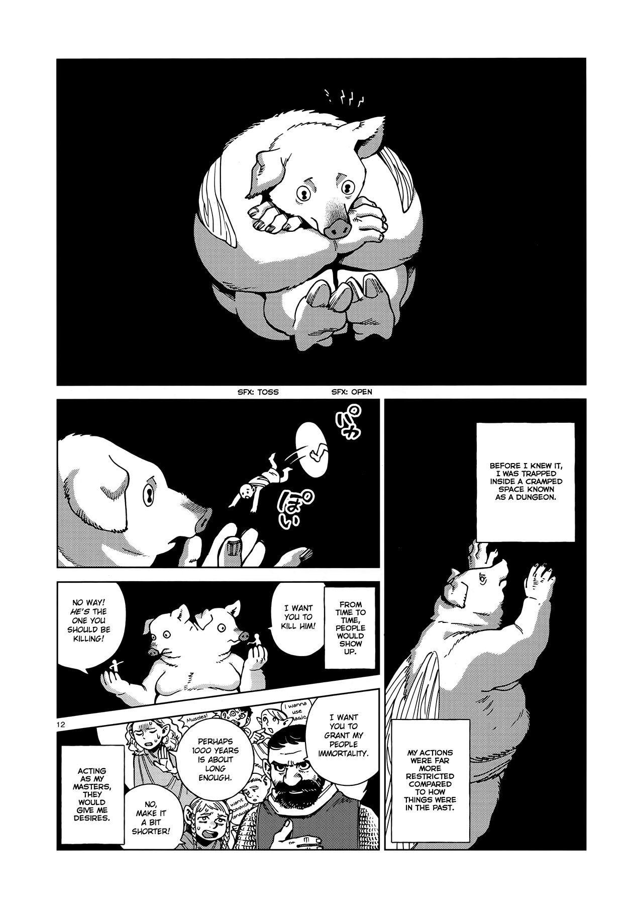 Dungeon Meshi Chapter 87 page 12 - Chapter 87: Winged Lion II