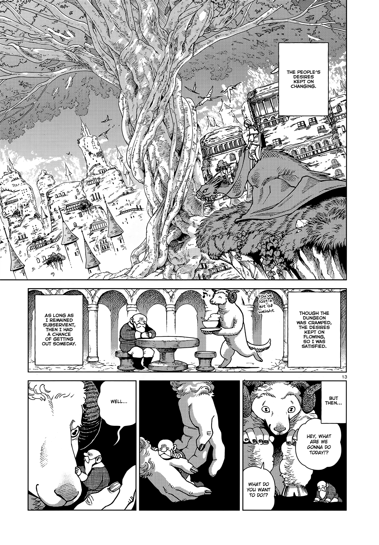Dungeon Meshi Chapter 87 page 13 - Chapter 87: Winged Lion II