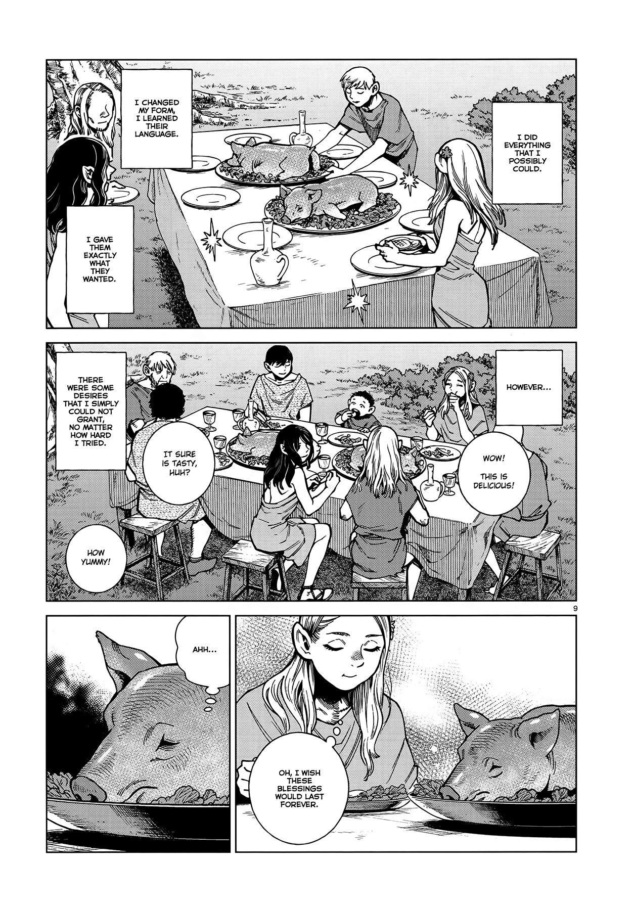 Dungeon Meshi Chapter 87 page 9 - Chapter 87: Winged Lion II