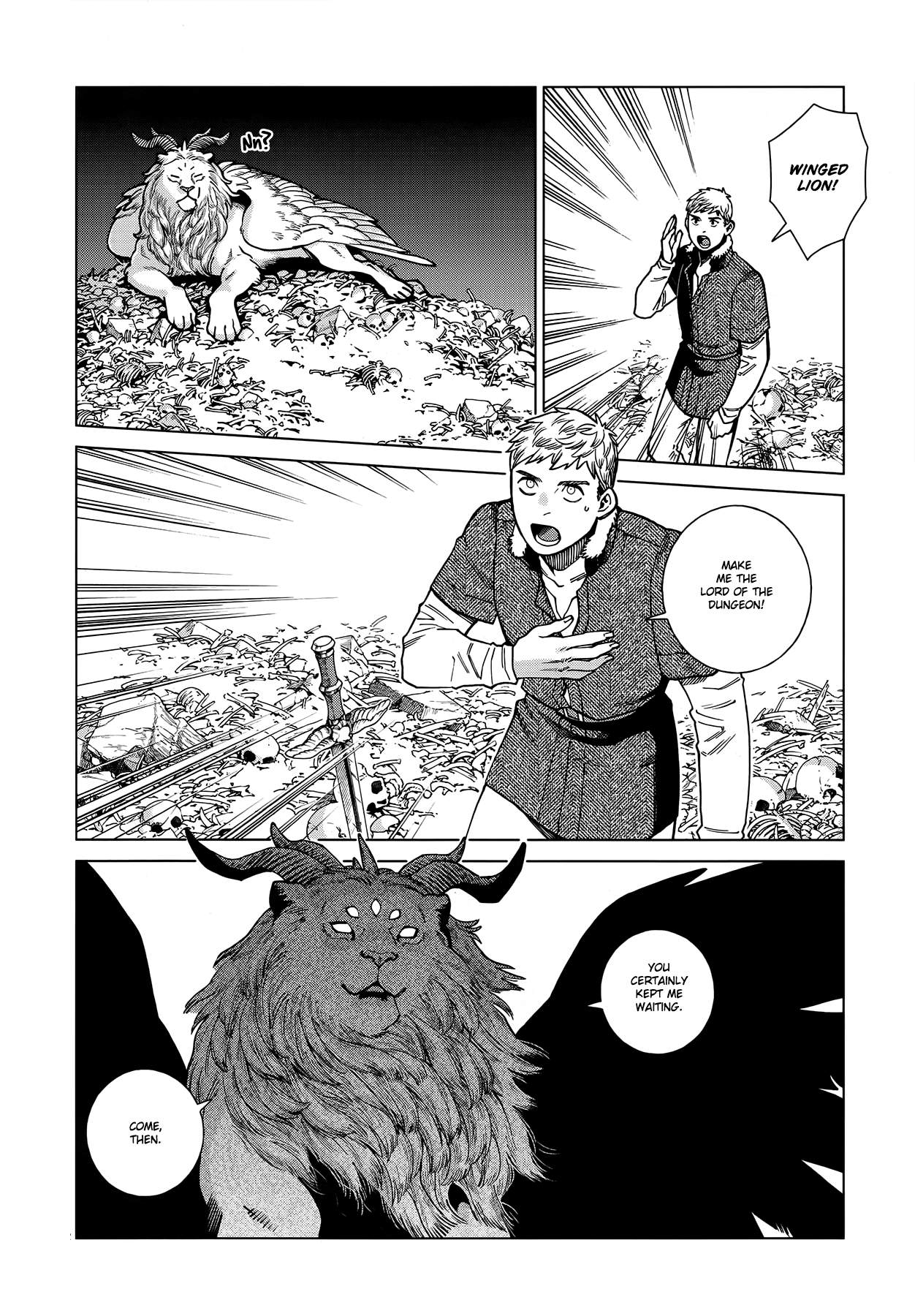 Dungeon Meshi Chapter 88 page 12 - Chapter 88: Winged Lion III