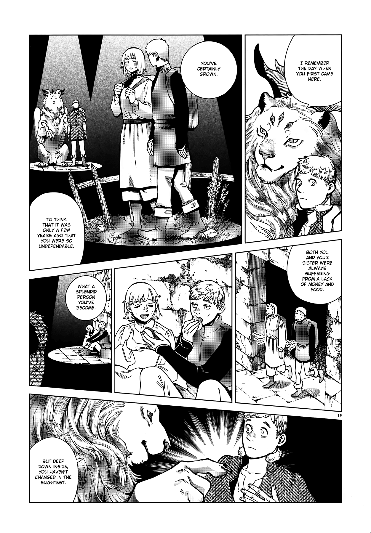 Dungeon Meshi Chapter 88 page 15 - Chapter 88: Winged Lion III