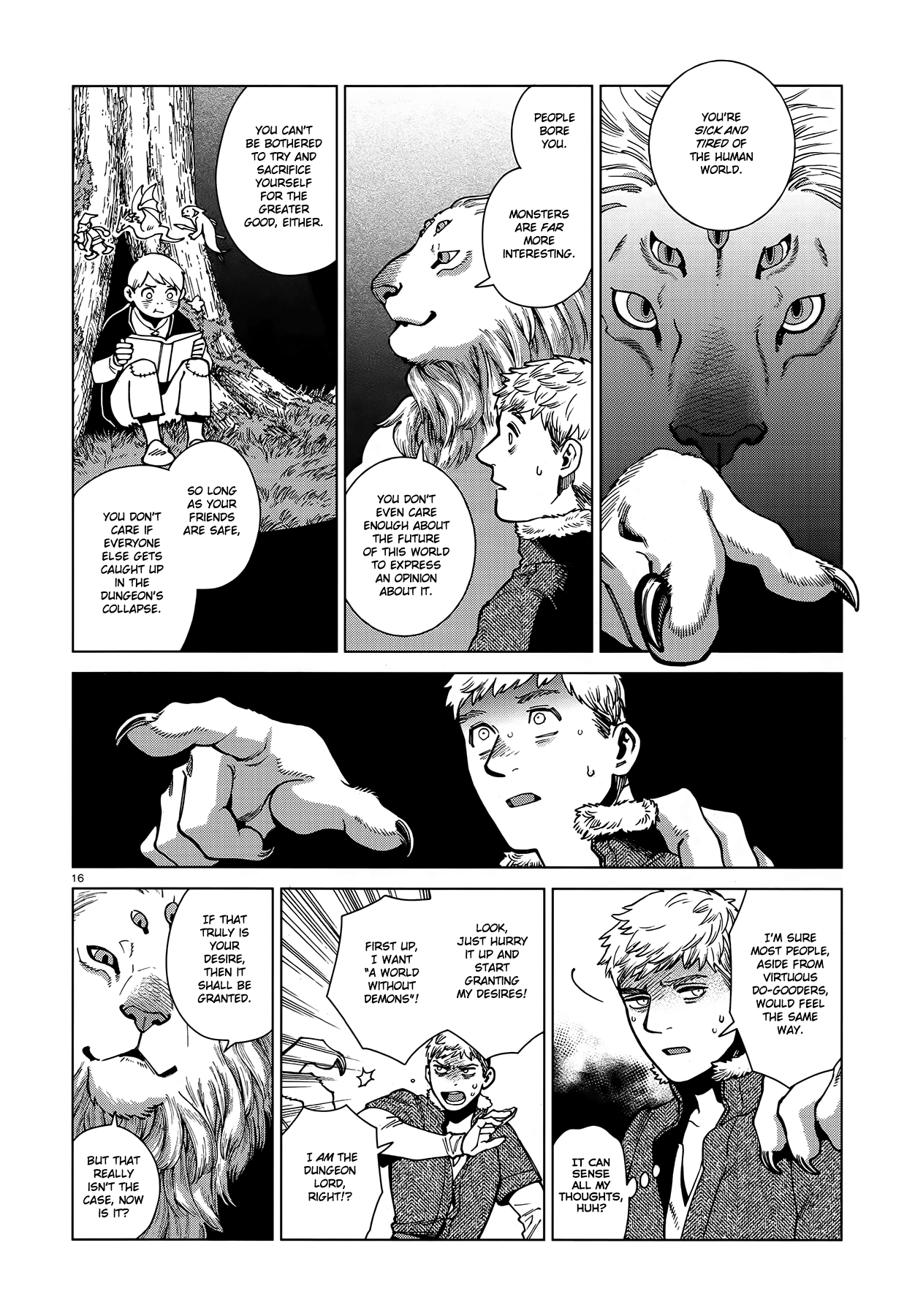 Dungeon Meshi Chapter 88 page 16 - Chapter 88: Winged Lion III
