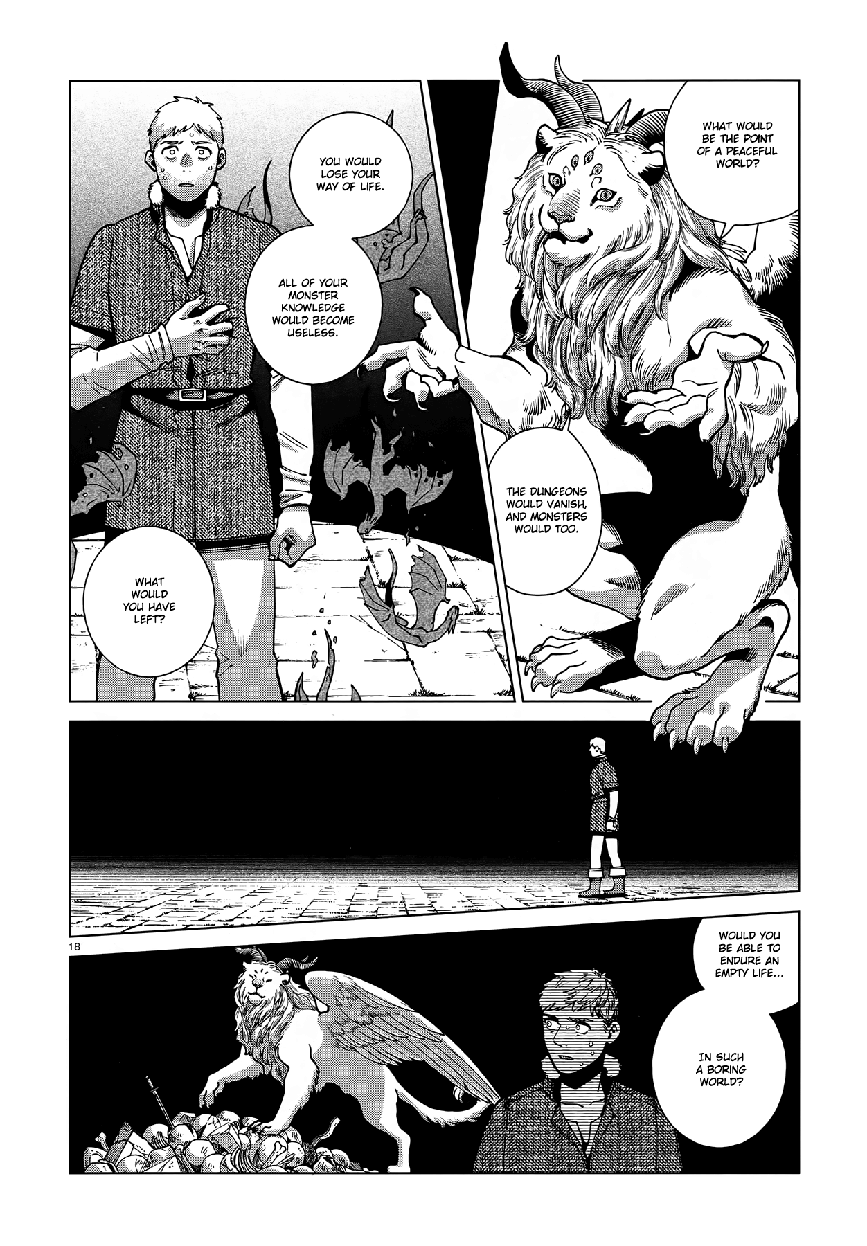 Dungeon Meshi Chapter 88 page 18 - Chapter 88: Winged Lion III