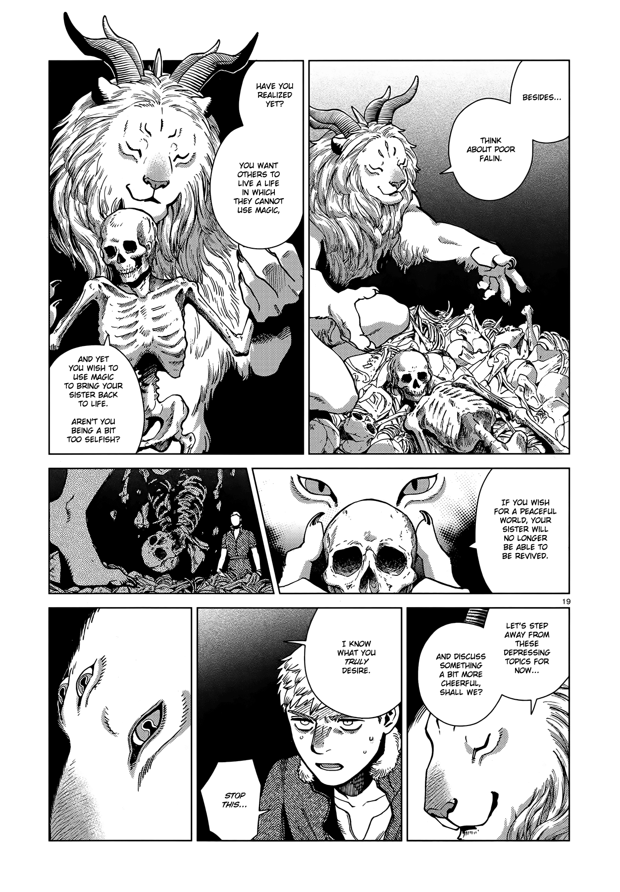 Dungeon Meshi Chapter 88 page 19 - Chapter 88: Winged Lion III