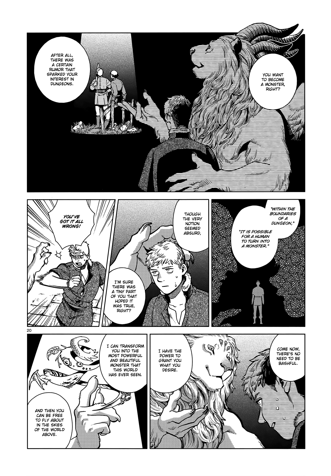 Dungeon Meshi Chapter 88 page 20 - Chapter 88: Winged Lion III