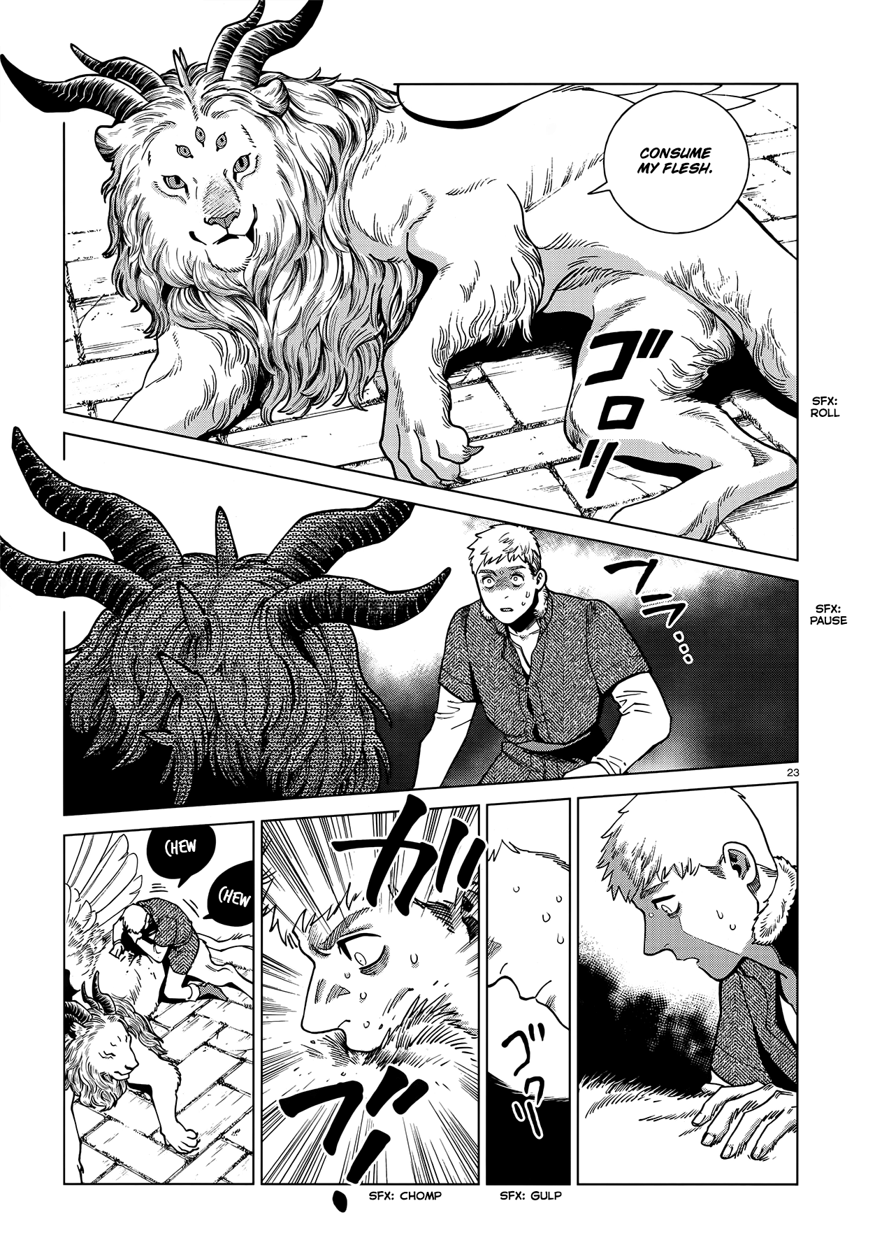 Dungeon Meshi Chapter 88 page 23 - Chapter 88: Winged Lion III