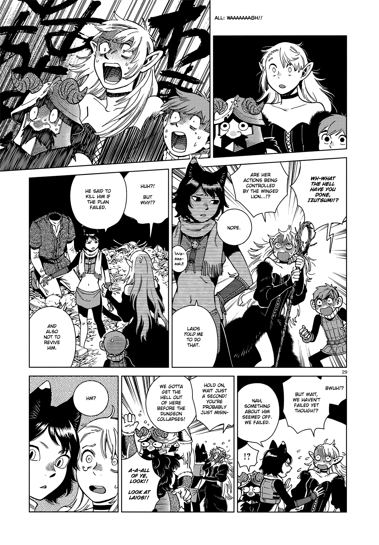 Dungeon Meshi Chapter 88 page 29 - Chapter 88: Winged Lion III