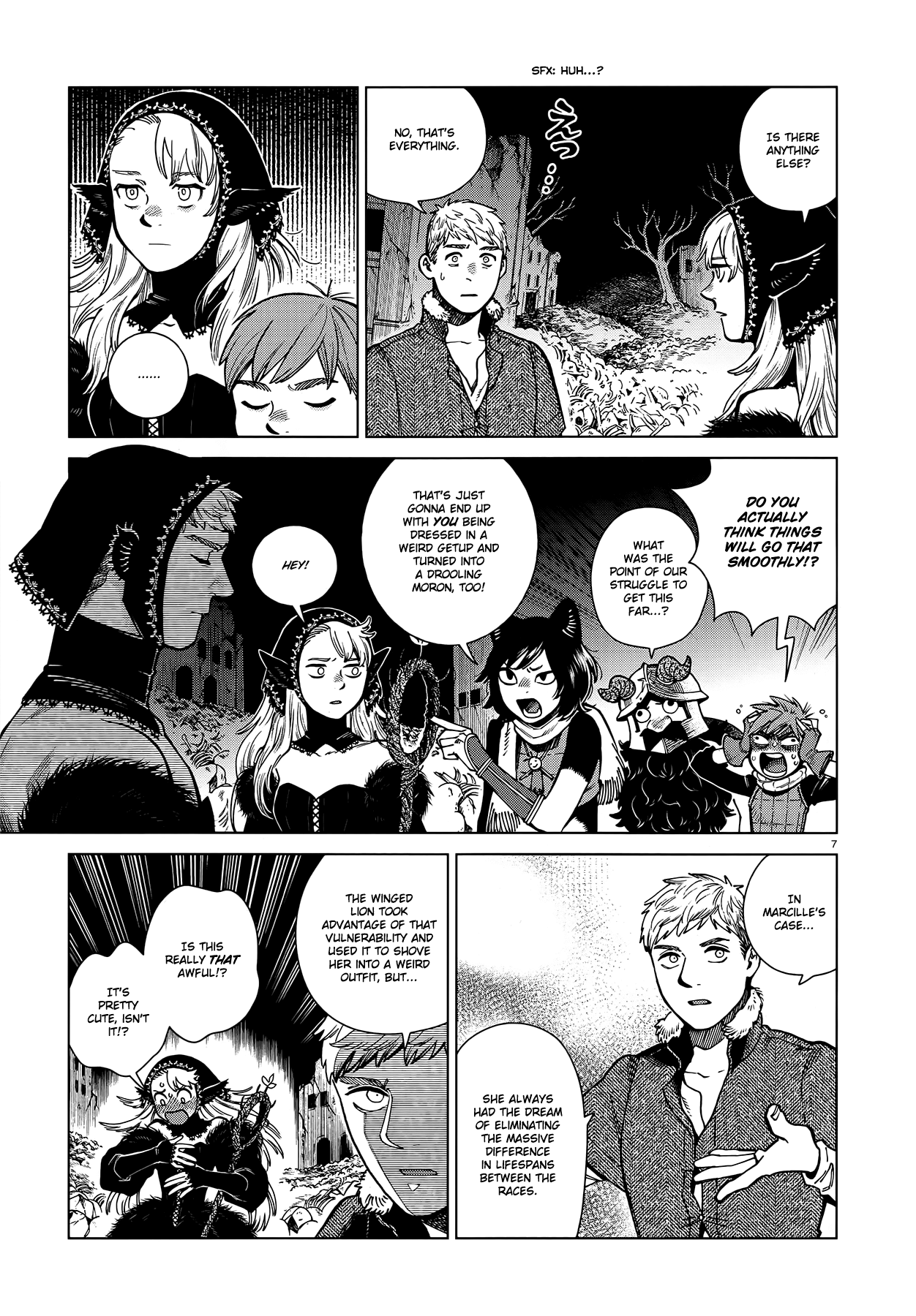 Dungeon Meshi Chapter 88 page 7 - Chapter 88: Winged Lion III