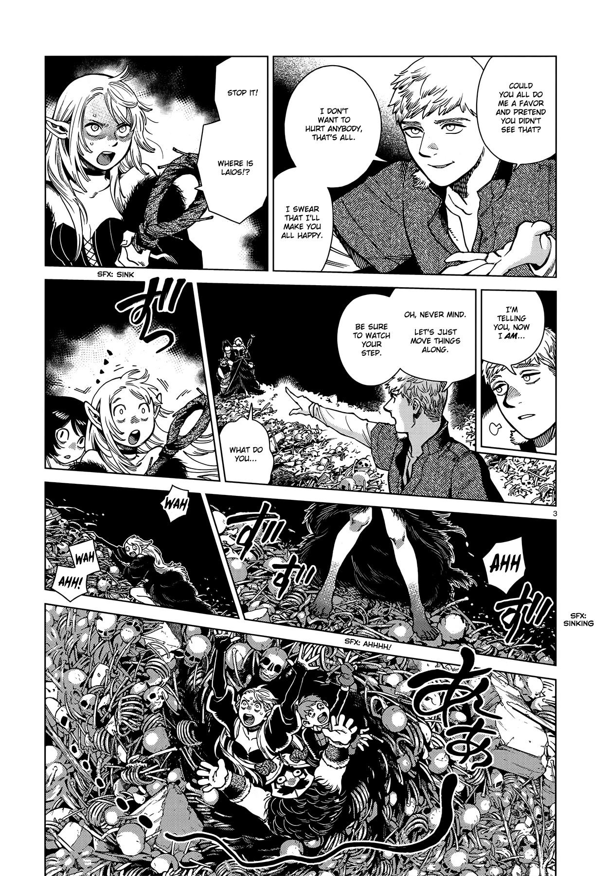 Dungeon Meshi Chapter 89 page 3 - Chapter 89: Winged Lion IV